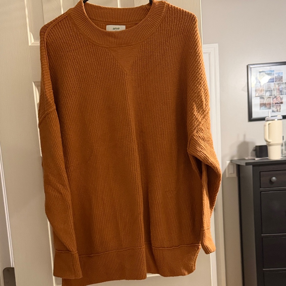 Aerie orange Sweater